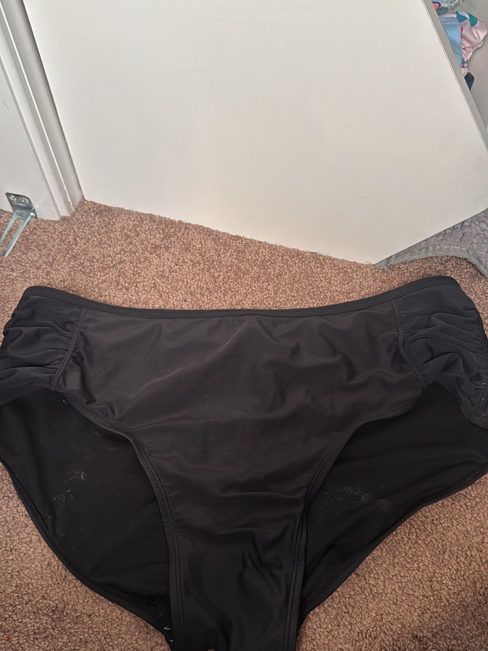 Black High-Waist Bikini Bottom